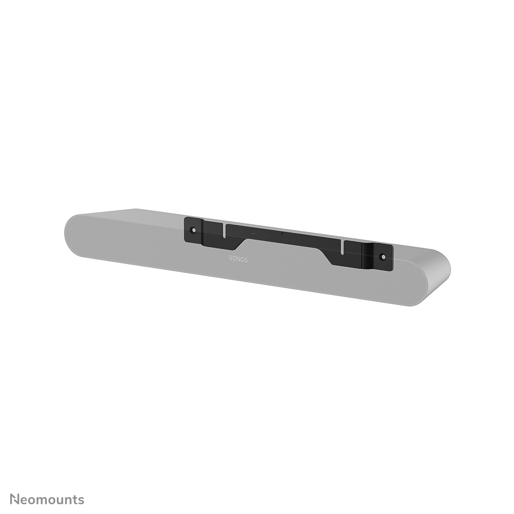 Neomounts WL30-724BL1 Soporte de pared para Sonos Ray - Instalación sencilla - Incluye nivel de burbuja - Extrafino (14 mm) - Almohadillas antideslizantes - nergo