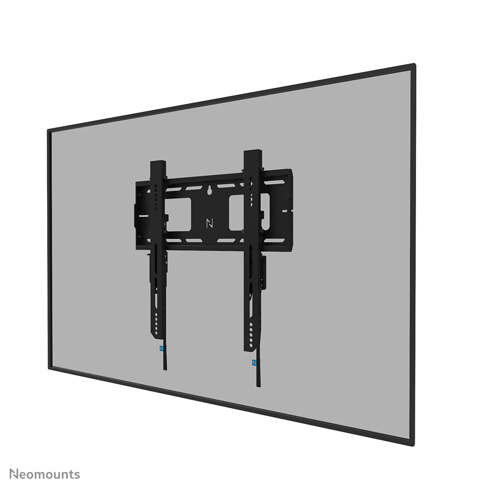 Neomounts LEVEL-750 WL30-750BL14 Soporte de pared robusto fijo - 42-75" pantalla - máx 100 kg - VESA 100x100-400x400 - prof. 4,2 cm - ajuste del nivel - bloqueable (excl. cerradura) - certificado TÜV - Modelo de Instalación Rápida con posición de servicio - negro