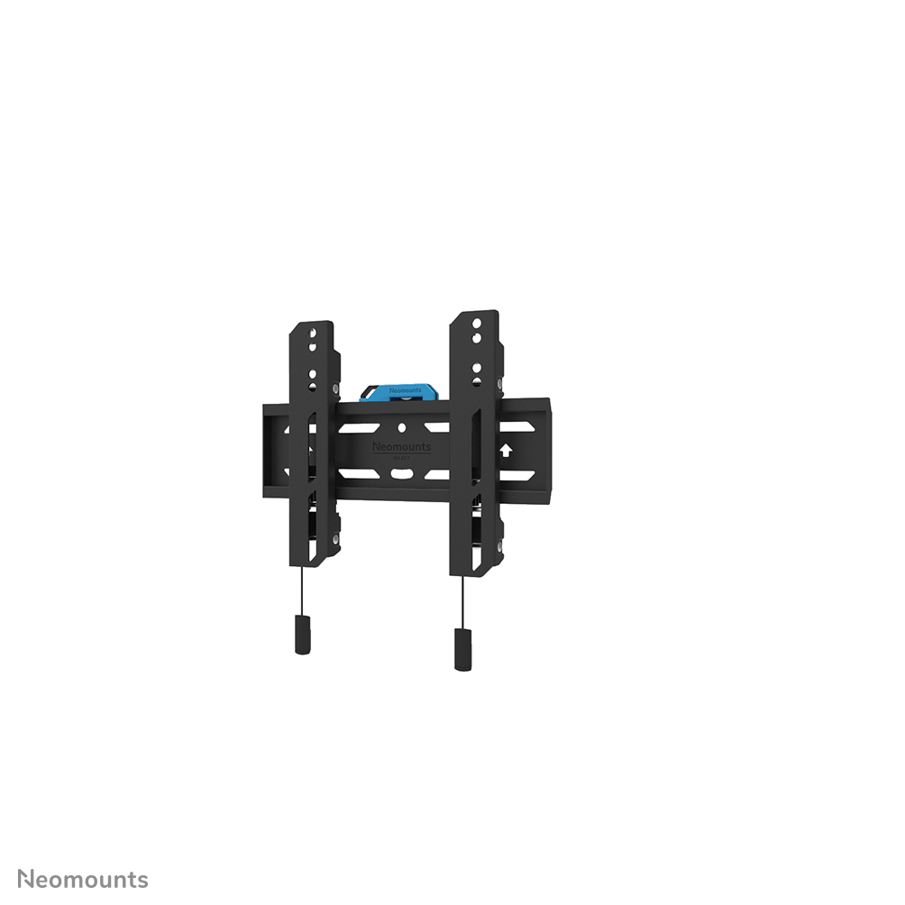 Neomounts LEVEL-850 WL30S-850BL12 Soporte de pared fijo para TV - 24-65" - máx 40 kg - VESA 50x50-200x200 - prof. 3,3 cm - ajuste del nivel - bloqueable (incl. tornillo de seguridad, excl. cerradura) - Modelo de Instalación Rápida incl. plantilla de fijación - negro