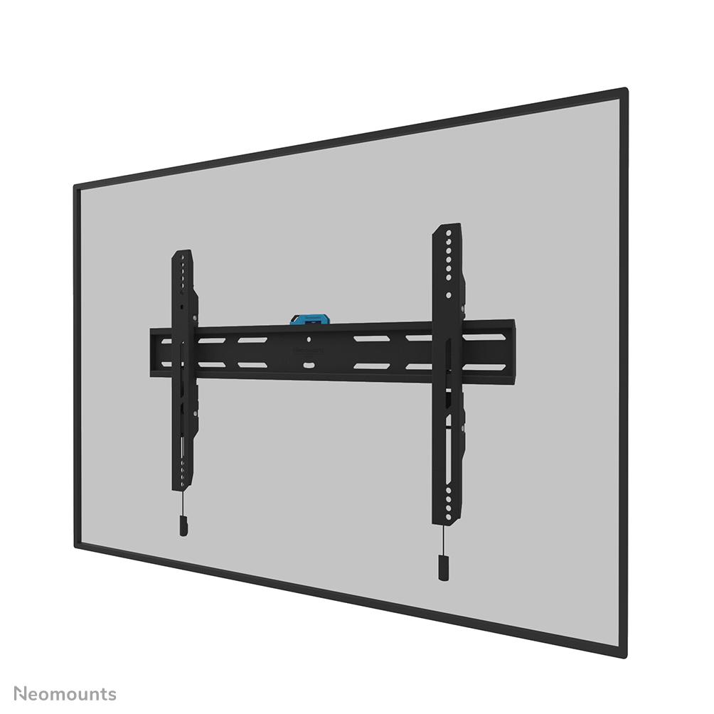 Neomounts LEVEL-850 WL30S-850BL16 Soporte de pared fijo para TV - 42-86" - máx 70 kg - VESA 100x100-600x400 - prof. 3,3 cm - ajuste del nivel - bloqueable (incl. tornillo de seguridad, excl. cerradura) - Modelo de Instalación Rápida incl. plantilla de fijación - negro