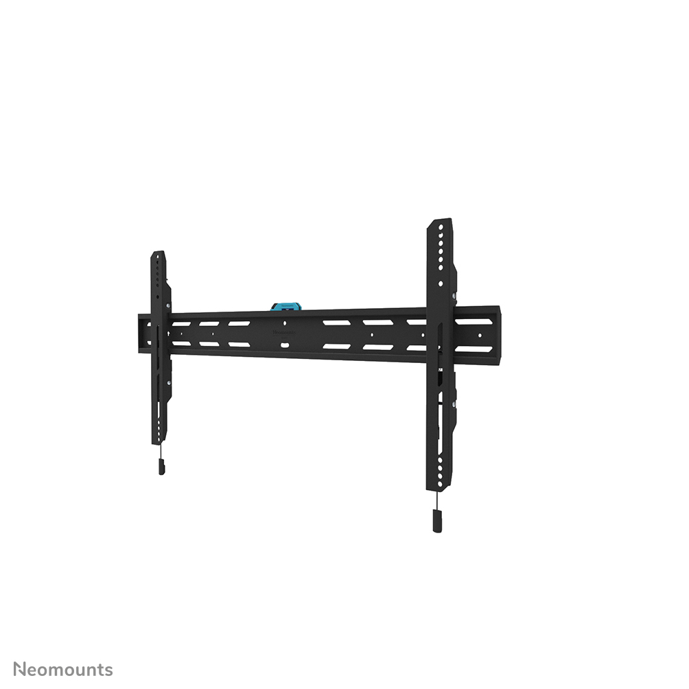 Neomounts LEVEL-850 WL30S-850BL18 Soporte de pared fijo para TV - 43-86" - máx 60 kg - VESA 100x100-800x400 - prof. 3,3 cm - ajuste del nivel - bloqueable (incl. tornillo de seguridad, excl. cerradura) - Modelo de Instalación Rápida incl. plantilla de fijación - negro