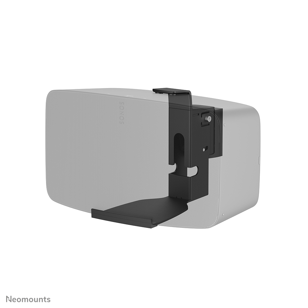 Neomounts WL35-725BL1 Soporte de pared para Sonos PLAY:5 & Five - Giro de hasta 30° - Inclinación de hasta 15° - Gestión de cables - Negro