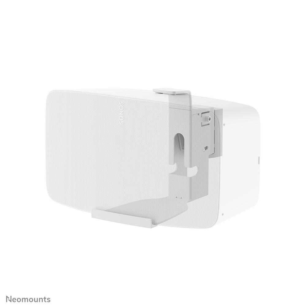 Neomounts WL35-725WH1 Soporte de pared para Sonos PLAY:5 & Five - Giro de hasta 30° - Inclinación de hasta 15° - Gestión de cables - Blanco