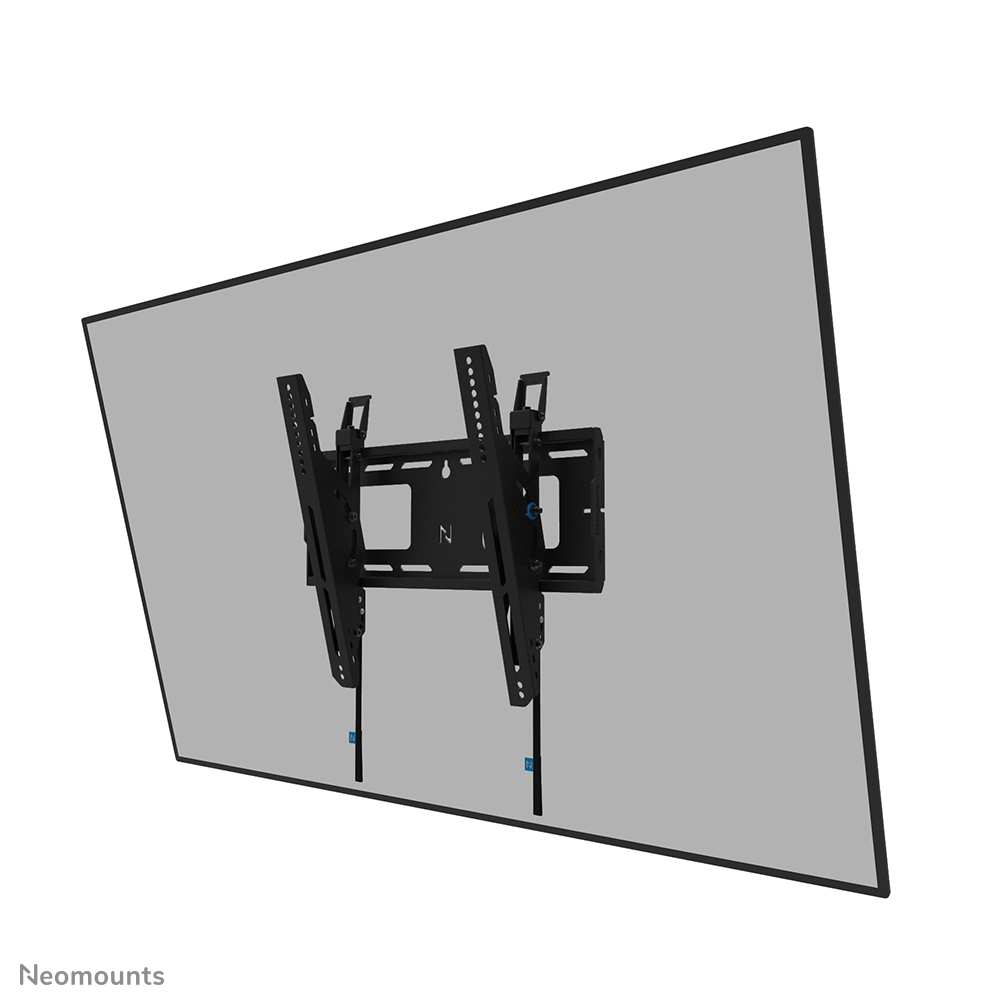 Neomounts LEVEL-750 WL35-750BL14 Soporte de pared robusto inclinable - 42-75" pantalla - máx 100 kg - VESA 100x100-400x400 - prof. 9,3 cm - ajuste del nivel - bloqueable (excl. cerradura) - certificado TÜV - Modelo de Instalación Rápida - Tilt Guard - negro
