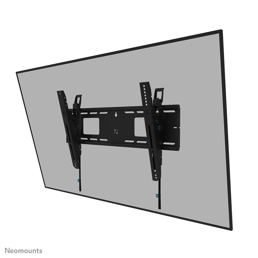 Neomounts LEVEL-750 WL35-750BL16 Soporte de pared robusto inclinable - 42-86" pantalla - máx 125 kg - VESA 100x100-600x400 - prof. 9,3 cm - ajuste del nivel - bloqueable (excl. cerradura) - certificado TÜV - Modelo de Instalación Rápida - Tilt Guard - negro