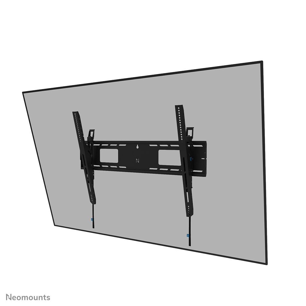 Neomounts LEVEL-750 WL35-750BL18 Soporte de pared robusto inclinable - 43-98" pantalla - máx 125 kg - VESA 100x100-800x600 - prof. 9,3 cm - ajuste del nivel - bloqueable (excl. cerradura) - certificado TÜV - Modelo de Instalación Rápida - Tilt Guard - negro