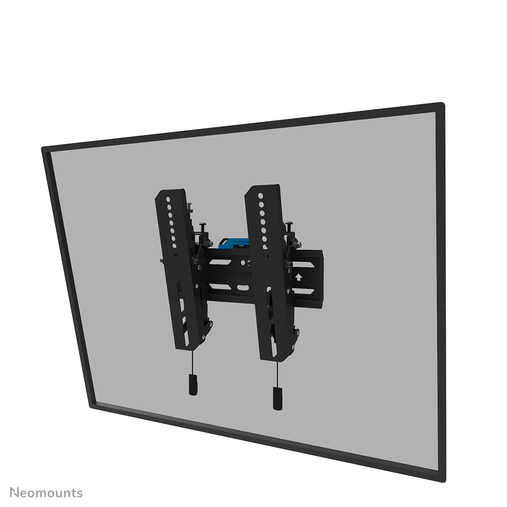 Neomounts LEVEL-850 WL35S-850BL12 Soporte de pared inclinable para TV - 24-65" - máx 40 kg - VESA 75x75-200x200 - prof. 3,5 cm - ajuste del nivel - bloqueable (incl. tornillo de seguridad, excl. cerradura) - Modelo de Instalación Rápida incl. plantilla de fijación - negro