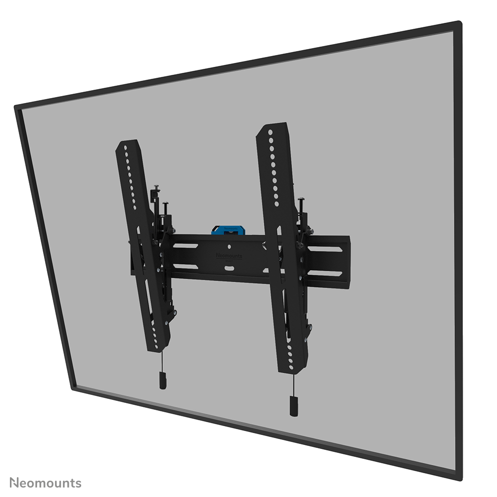 Neomounts LEVEL-850 WL35S-850BL14 Soporte de pared inclinable para TV - 32-75" - máx 60 kg - VESA 100x100-400x400 - prof. 3,5 cm - ajuste del nivel - bloqueable (incl. tornillo de seguridad, excl. cerradura) - Modelo de Instalación Rápida incl. plantilla de fijación - negro