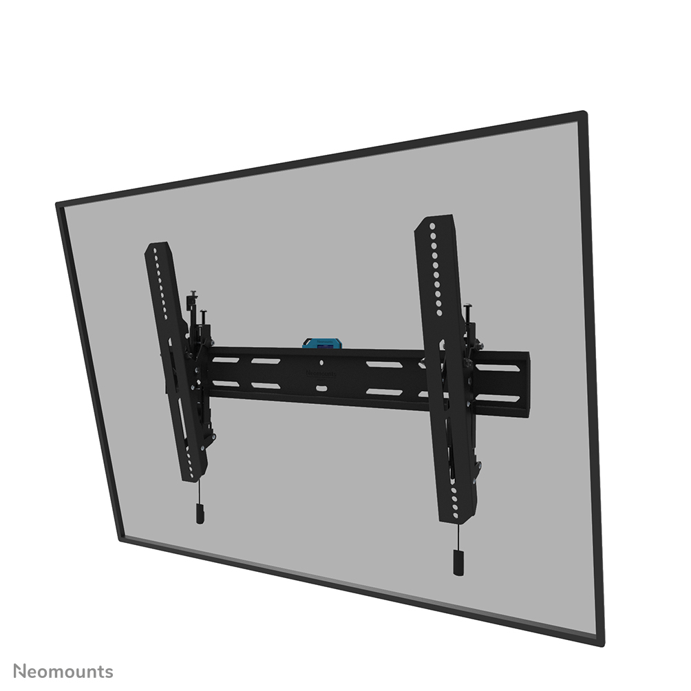 Neomounts LEVEL-850 WL35S-850BL16 Soporte de pared inclinable para TV - 42-86" - máx 70 kg - VESA 100x100-600x400 - prof. 3,5 cm - ajuste del nivel - bloqueable (incl. tornillo de seguridad, excl. cerradura) - Modelo de Instalación Rápida incl. plantilla de fijación - negro