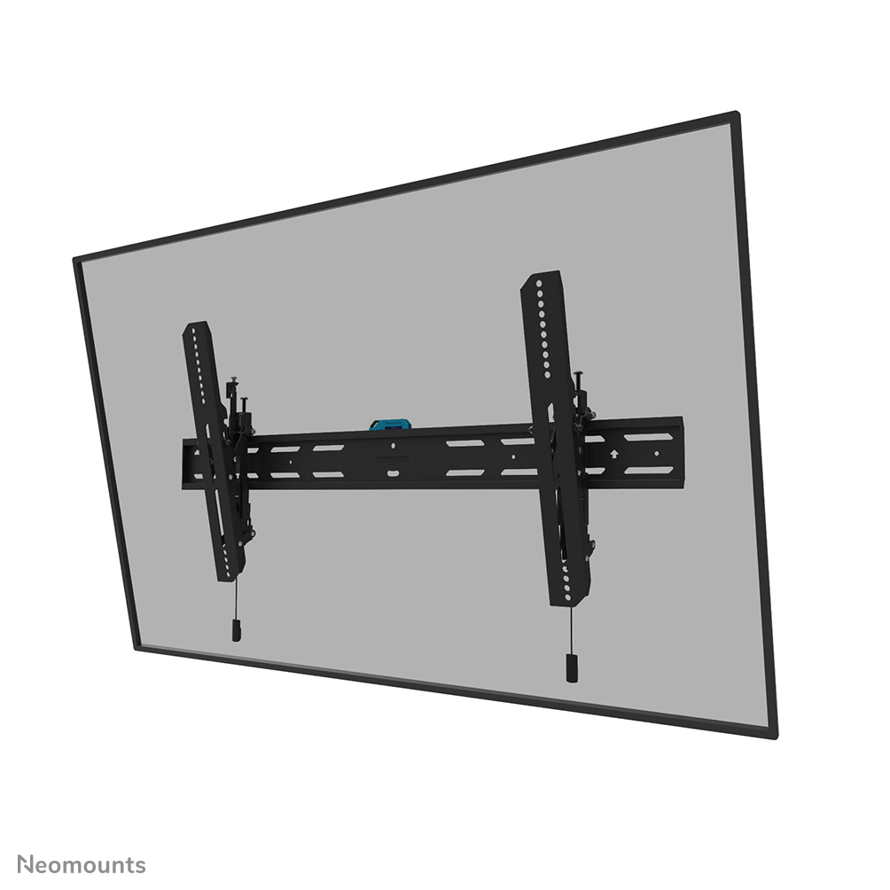 Neomounts LEVEL-850 WL35S-850BL18 Soporte de pared inclinable para TV - 43-86" - máx 60 kg - VESA 100x100-800x400 - prof. 3,5 cm - ajuste del nivel - bloqueable (incl. tornillo de seguridad, excl. cerradura) - Modelo de Instalación Rápida incl. plantilla de fijación - negro