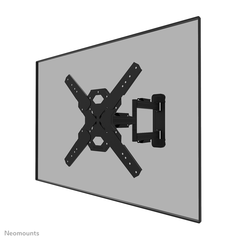 Neomounts LEVEL-850 WL40S-850BL14 Soporte de pared con movimiento completo para TV - 32-65" - máx 40 kg - VESA 100x100-400x400 - prof. 4,7-55,5 cm - ajuste del nivel - Modelo de Instalación Rápida incl. plantilla de fijación - negro