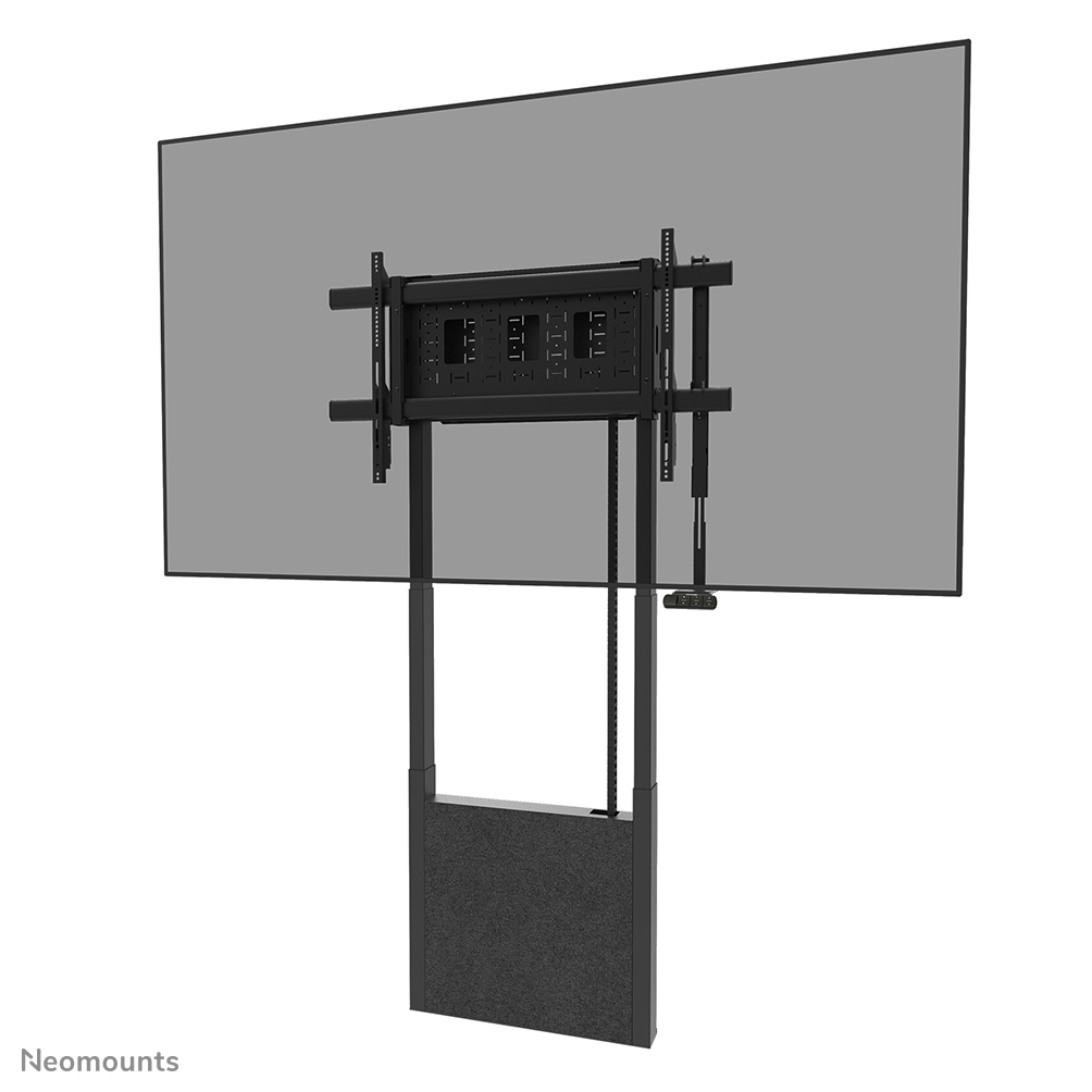 Neomounts MOVE Lift X WL55-885BL1 Soporte de suelo a pared - 65-105" - máx. 120 kg - ajuste de altura motorizado 112-212 cm - 50 mm/s - VESA 200x200-1000x600 - bloqueable - negro