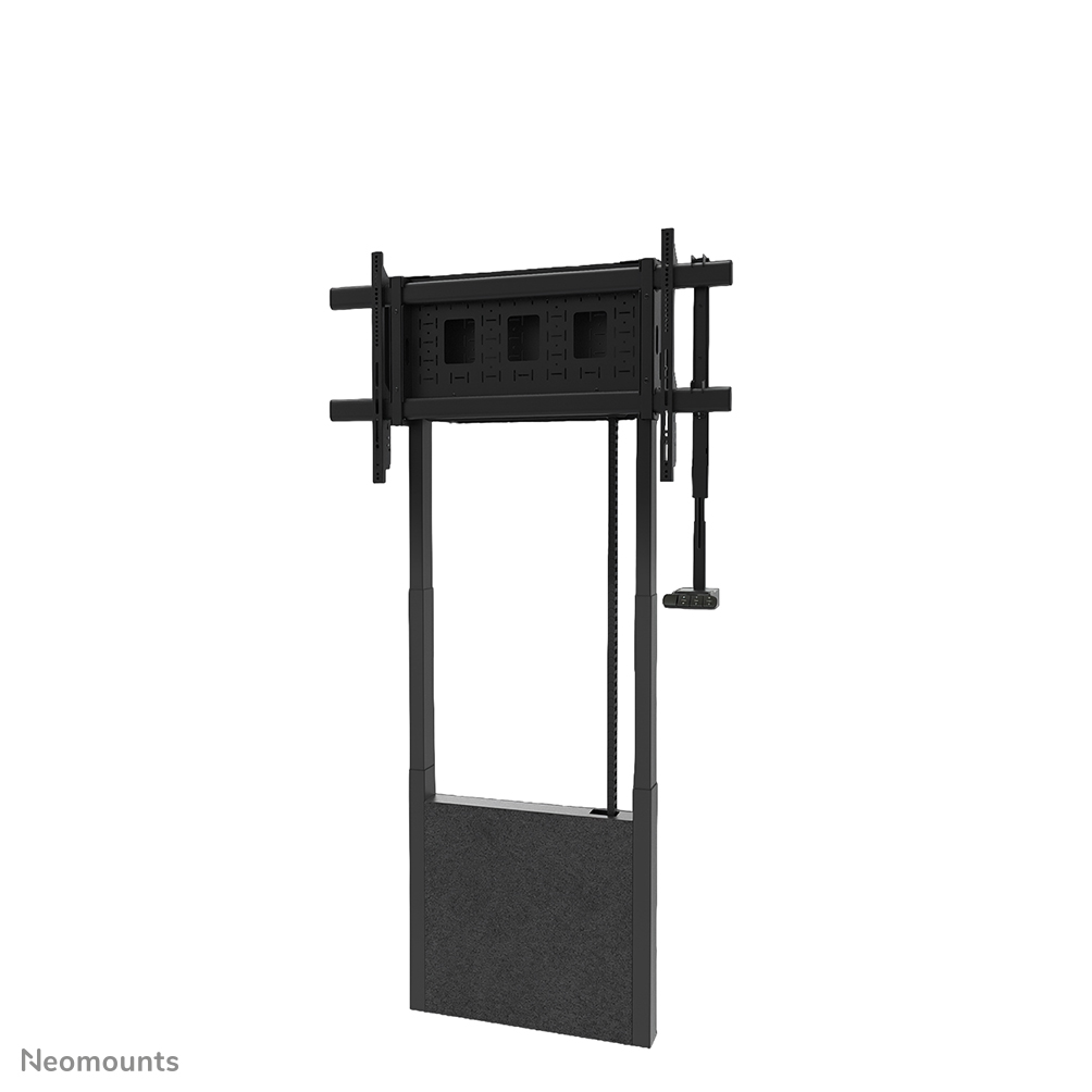 Neomounts MOVE Lift X WL55-885BL1 Soporte de suelo a pared - 65-105" - máx. 120 kg - ajuste de altura motorizado 112-212 cm - 50 mm/s - VESA 200x200-1000x600 - bloqueable - negro